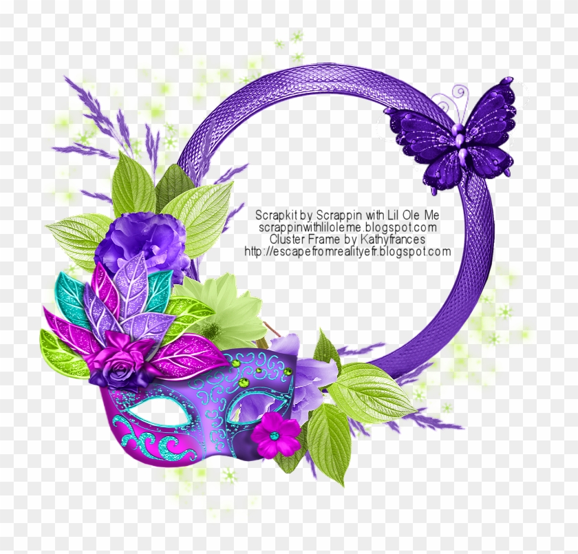 And Here Is A Mardi Gras Mask Made By Me Clipart #2316688