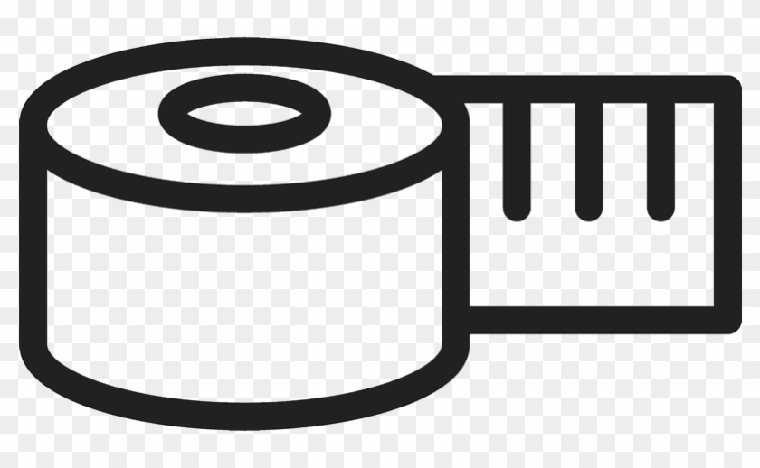 Measure Outline Rubber Stamp Sewing Stamps Stamptopia Clipart