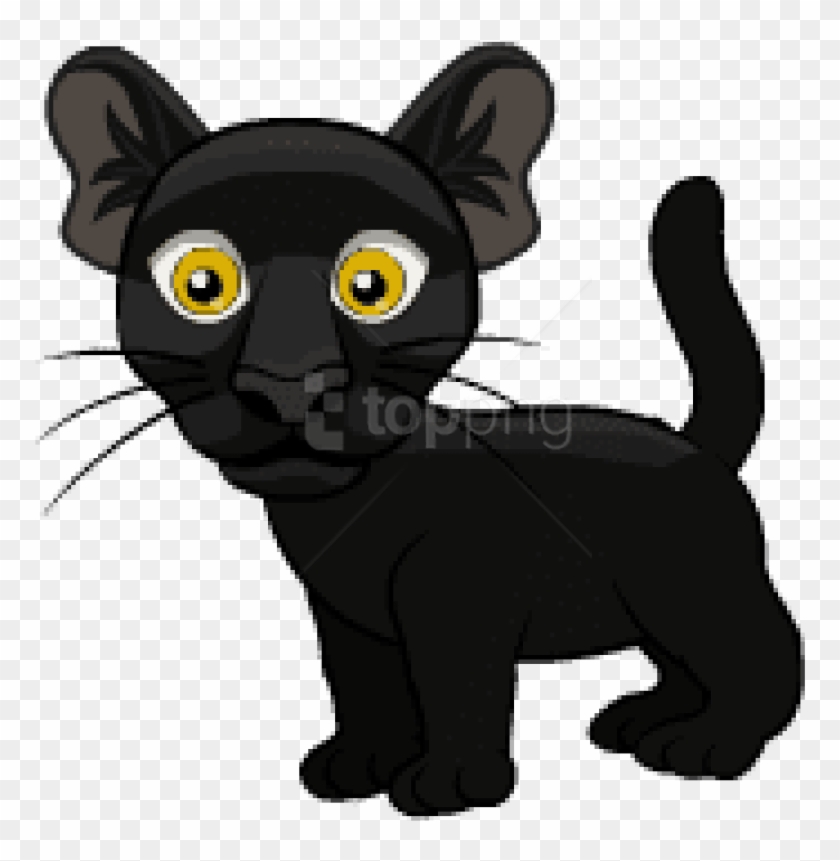 Free Png Panther Png - Black Cat Clipart