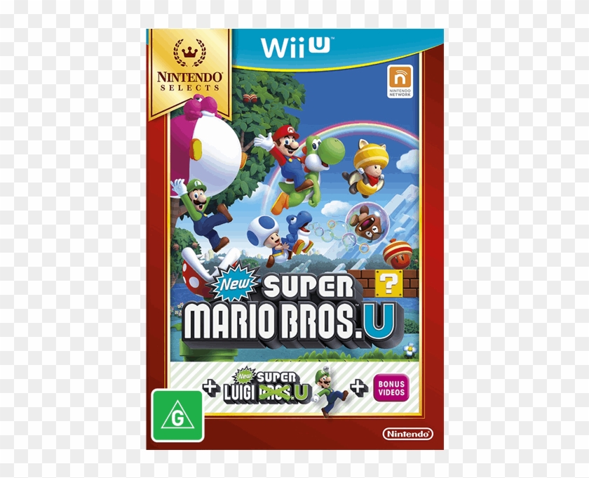 New Super Mario Bros U Super Luigi U Nintendo Selects - Ps4 Super Mario Bros U Clipart