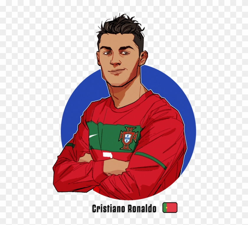 Clip Art Black And White Library Cristiano Ronaldo - Portugal - Png Download