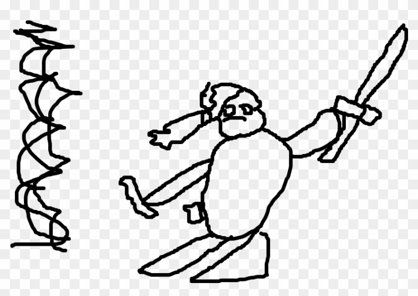 Yasuo - Line Art Clipart #2318024