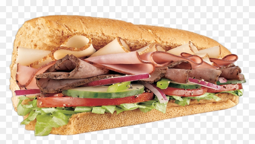 National Sandwich Day In The Dmv - Subway Roast Beef Png Clipart #2318168