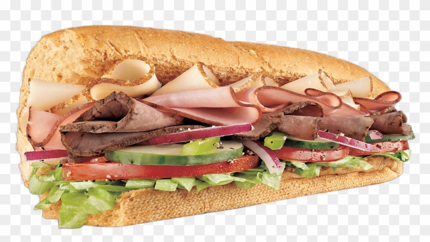 National Sandwich Day In The Dmv - Subway Roast Beef Png Clipart