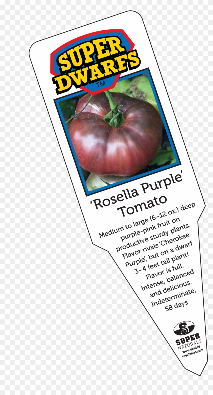 Rosella Purple Tomato Label - Natural Foods Clipart #2318404