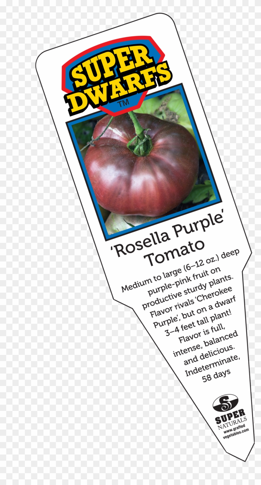 Rosella Purple Tomato Label - Natural Foods Clipart