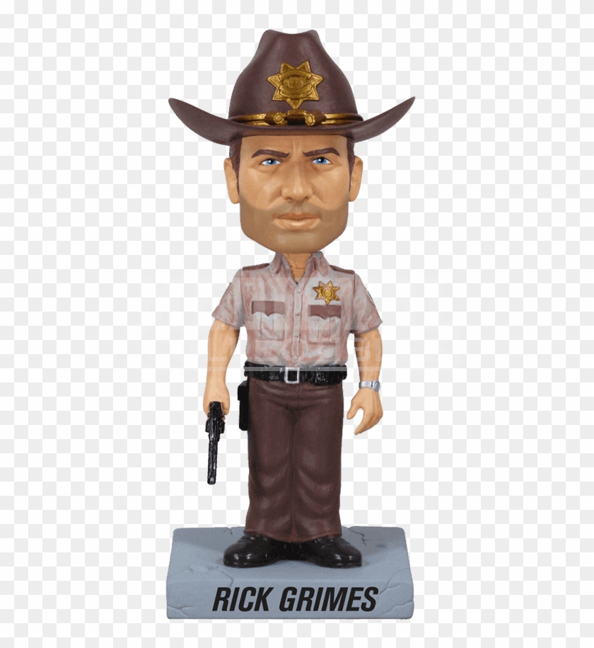 Walking Dead Rick Grimes Wacky Wobbler - Funko Wacky Wobbler Bobble Head Clipart #2318887