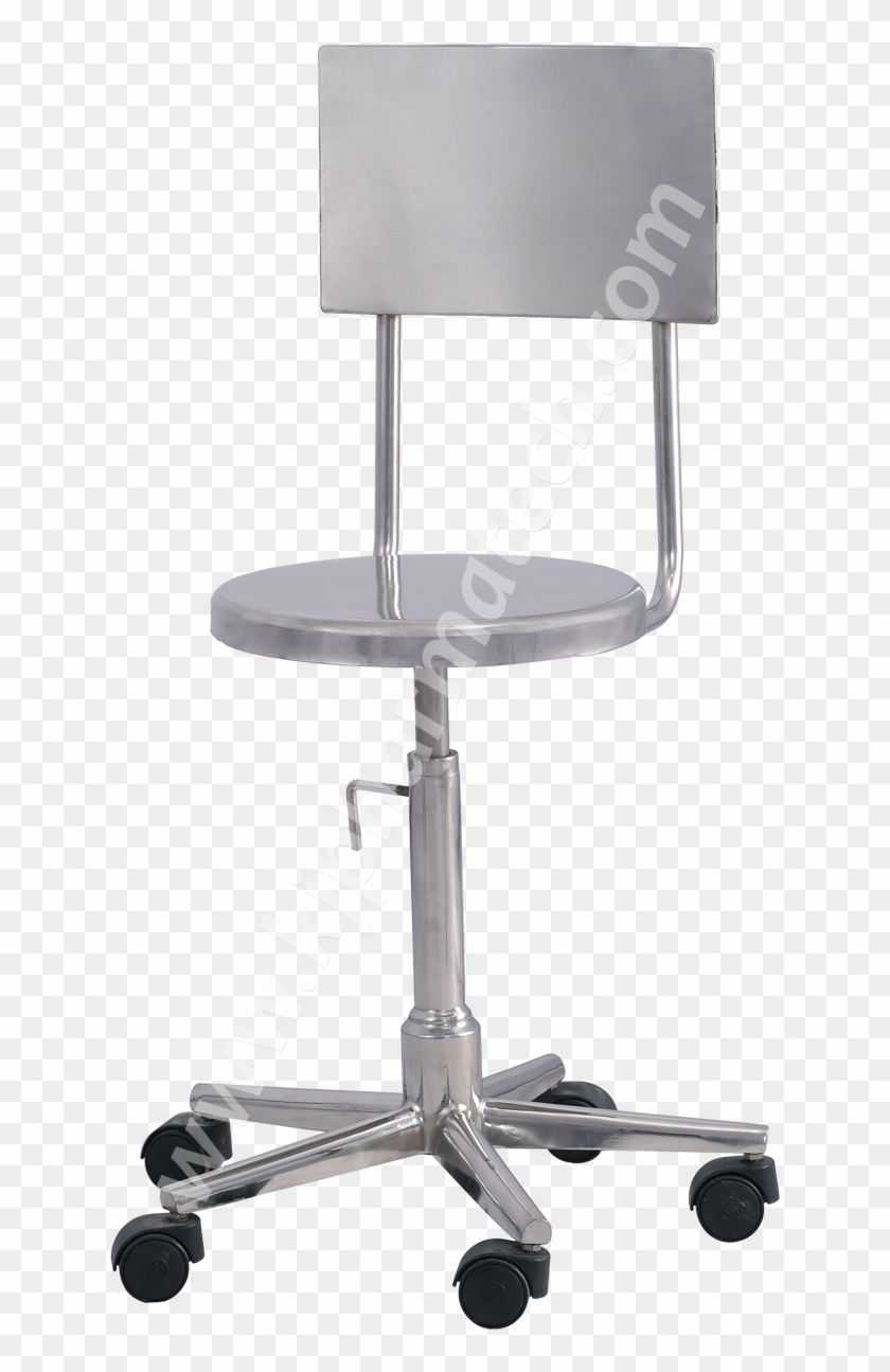 Revolving Ss Chairs , Png Download - Stainless Steel Clean Room Chair Clipart #2319029