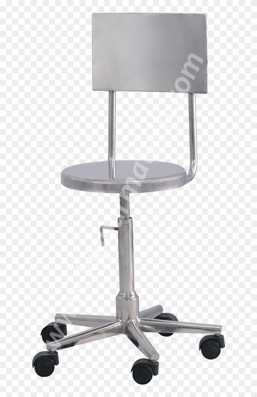 Revolving Ss Chairs , Png Download - Stainless Steel Clean Room Chair Clipart