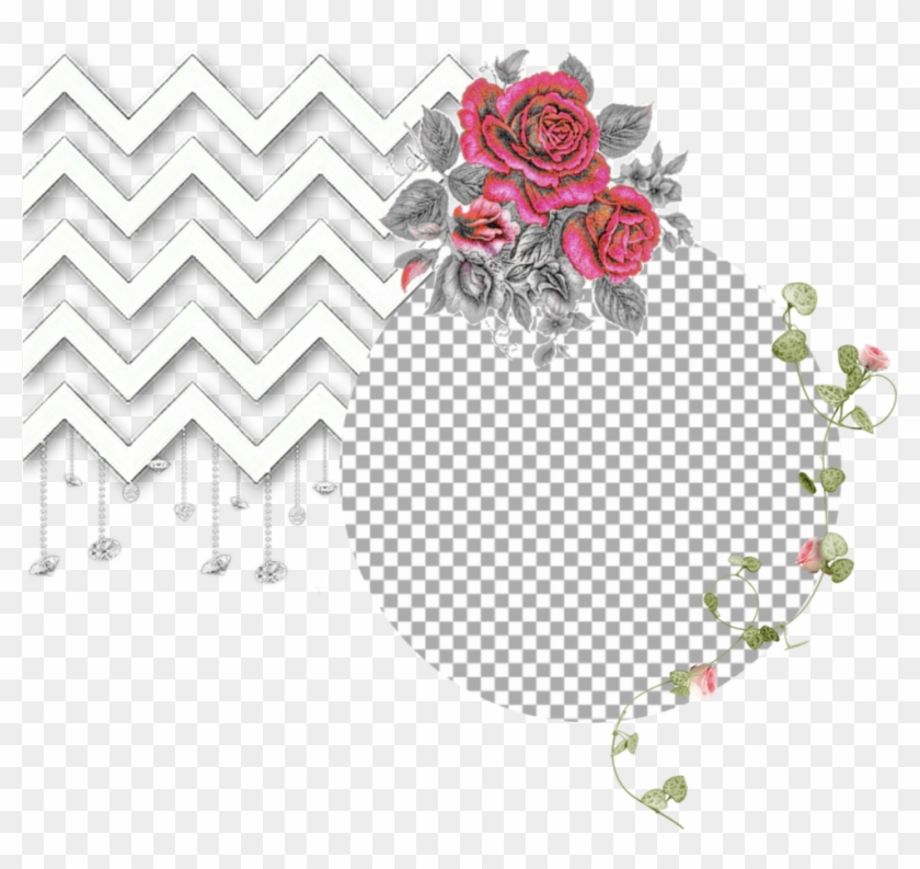 #design #flower #circle #aesthetic - Garden Roses Clipart #2319086