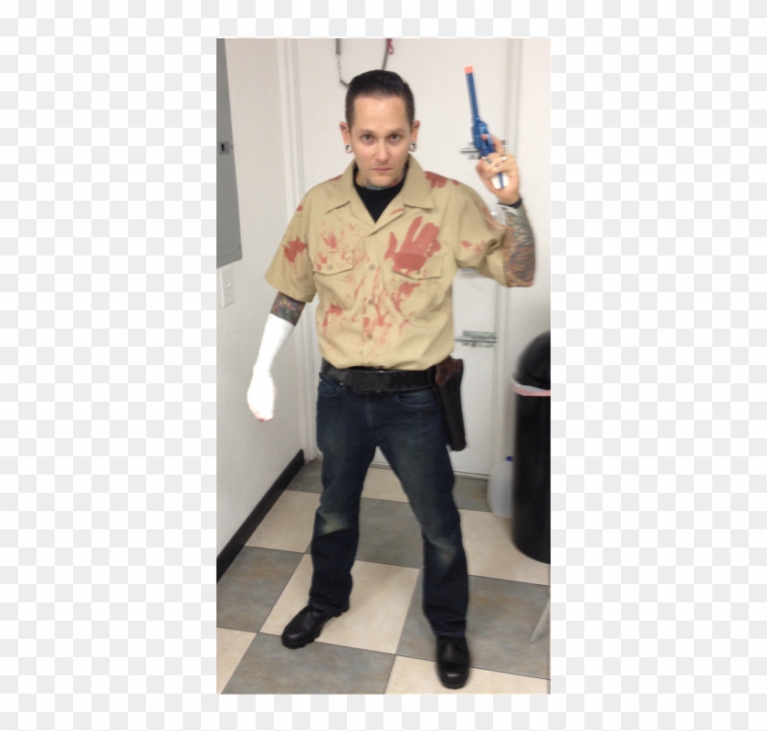 Best Costume But I Tried Rick Grimes Costume - Handgun Clipart