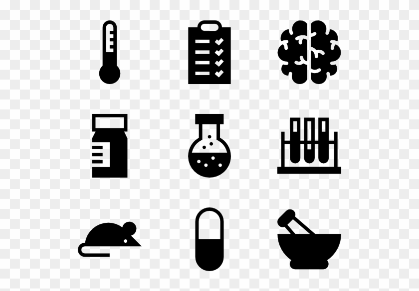 Laboratory Equipment - Laboratory Apparatus Icons Clipart