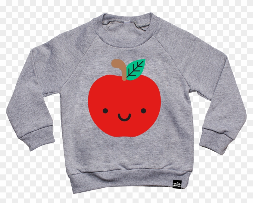 Whistle And Flute Kawaii Apple Sweatshirt - Strawberry Clipart #2319892