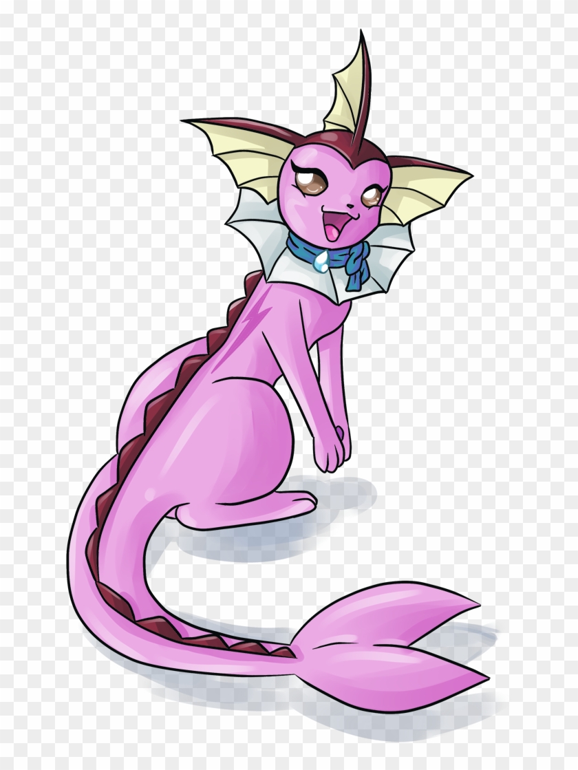 Natty The Vaporeon Shiny - Cartoon Clipart
