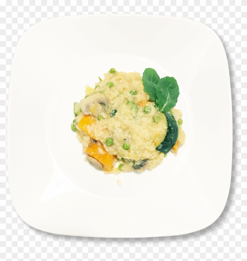 Gourmet Sweet Potato And Mushroom Risotto Scrambled Eggs Clipart