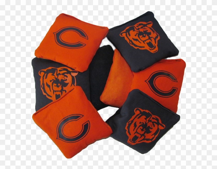 Chicago Bears Cornhole Bags From Http - Chicago Bears Clipart #2320644