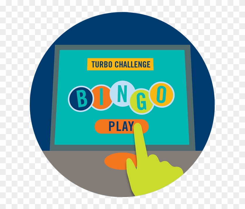 A Finger Touches The Play Button On The Turbochallenge - Circle Clipart #2320853