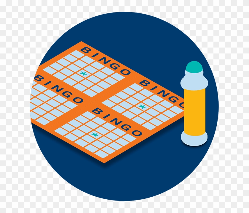 Bingo Cards Next To A Dauber Clipart
