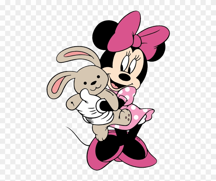 Minnie Mouse Clipart Png - Minnie Mouse And Rabbit Transparent Png