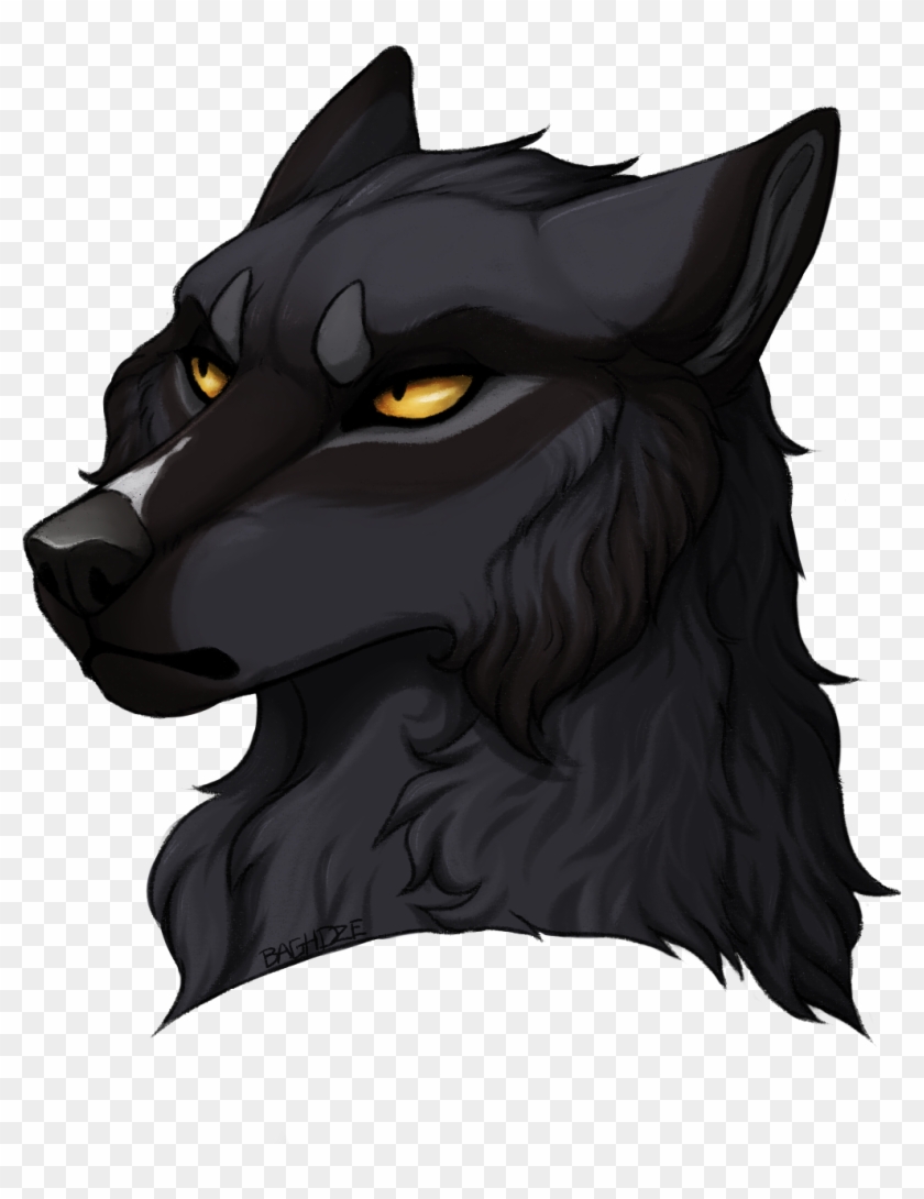 Black Wolf - Companion Dog Clipart #2321057