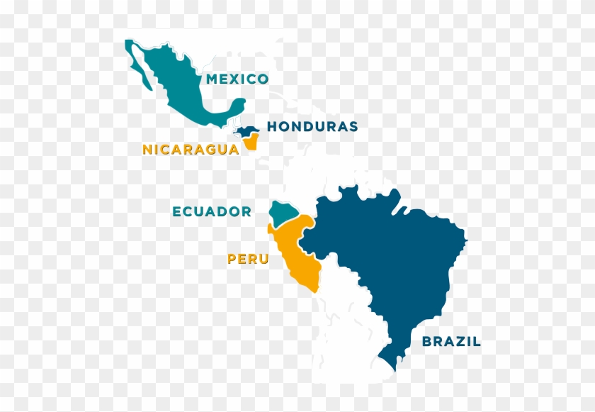 Map Regions - Latin America Clipart #2321451