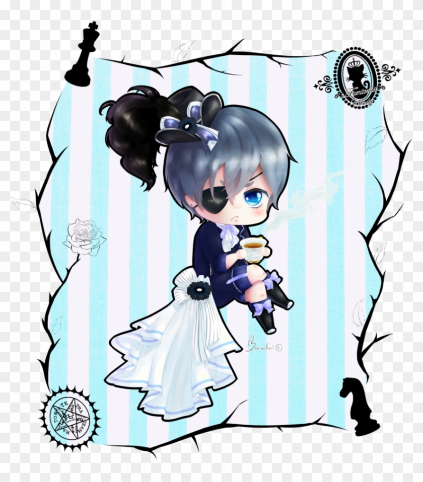 Bocchan's Afternoon Tea ~ Chibi Ciel Phantomhive By - Ciel Phantomhive Chibi Clipart