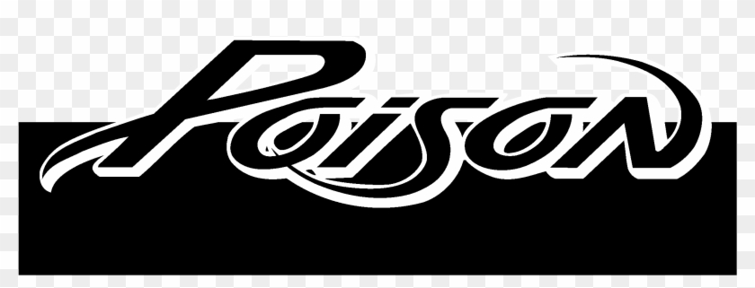 Poison Logo Black And White - Poison Crack A Smile Clipart