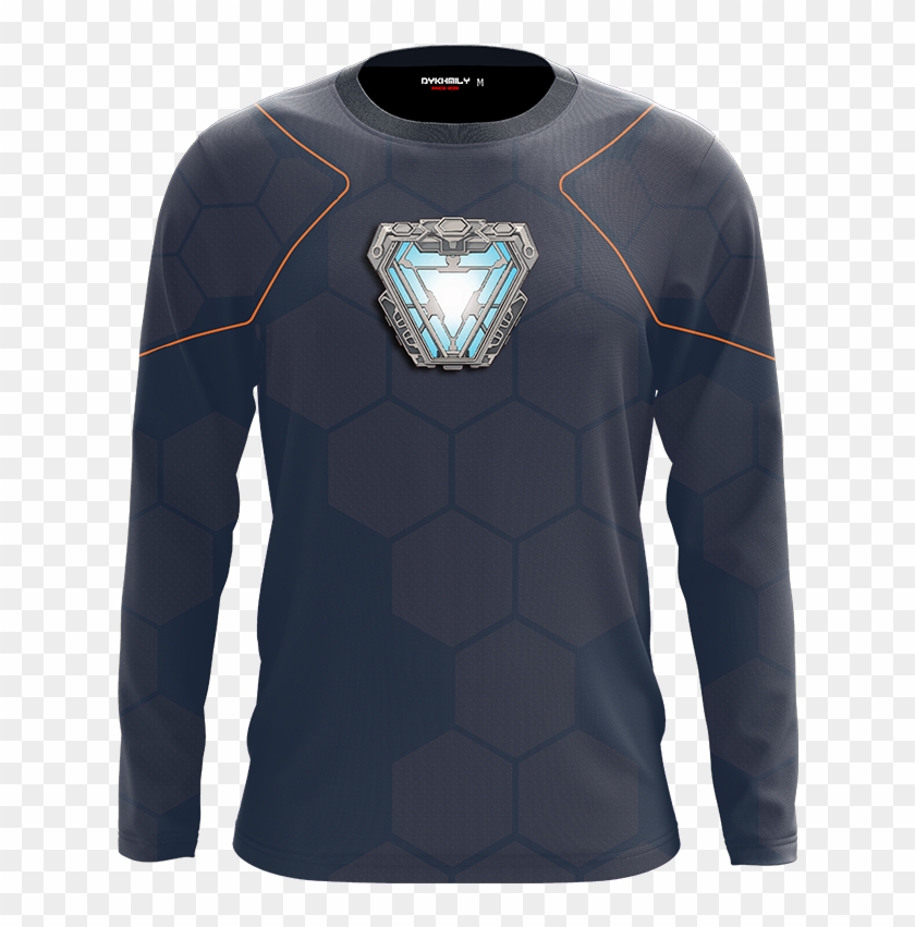 Iron Man Cosplay 3d Long Sleeve Shirt Fullprinted 3d - Jogging Spider Man Far From Home Clipart #2321592