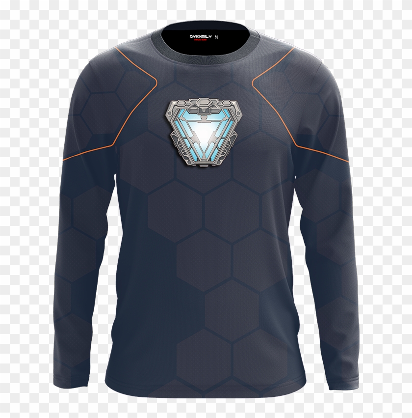 Iron Man Cosplay 3d Long Sleeve Shirt Fullprinted 3d - Jogging Spider Man Far From Home Clipart