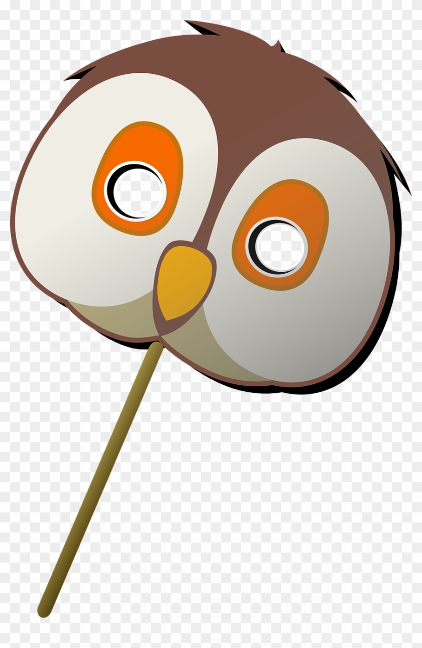 How To Set Use Owl Mask Icon Png - Owl Mask Template Clipart