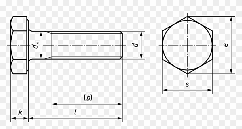 1369 X 606 8 - Sechskantschraube Norm Clipart #2322777