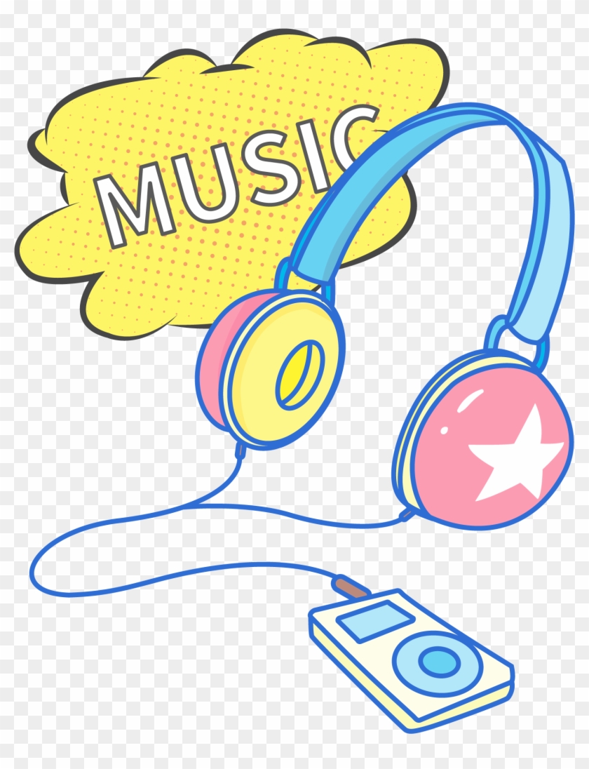 Headphones Pop Fashion Music Png And Vector Image Clipart