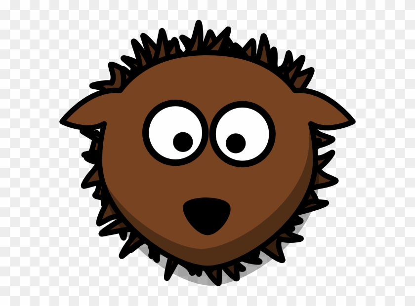 How To Set Use Hedgehog Head Svg Vector - Hedgehog Head Cartoon Clipart