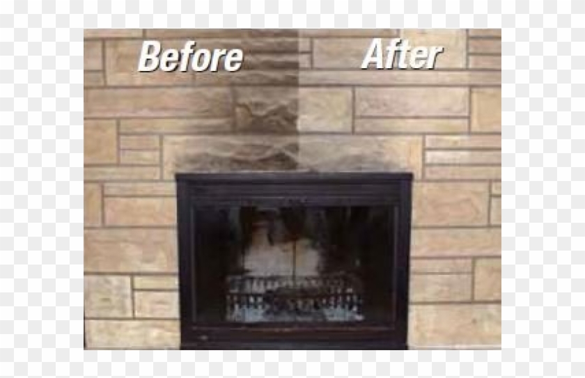 Before And After Fireplace Cleaning Clipart