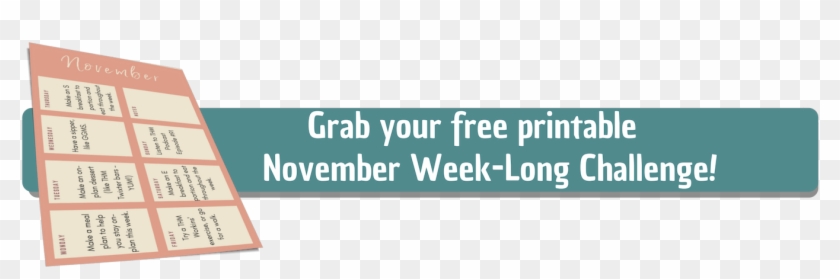 November Challenge Calendar - Nokia Clipart