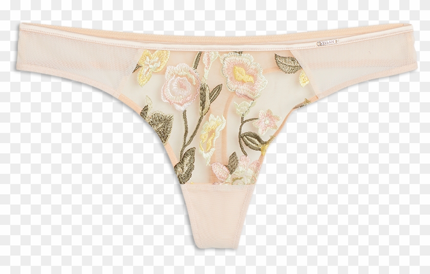Thong Low With Embroidery Skin - Underpants Clipart #2324146