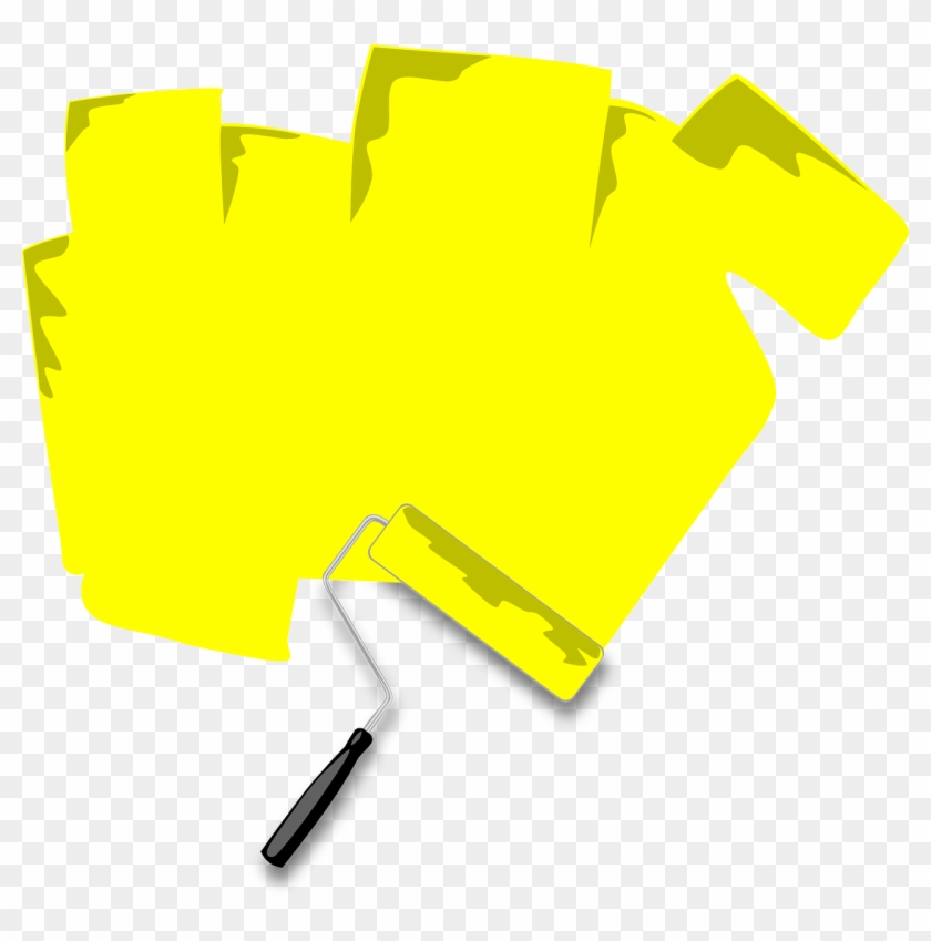 Paint Roller Color - Clip Art For Free Renovieren - Png Download