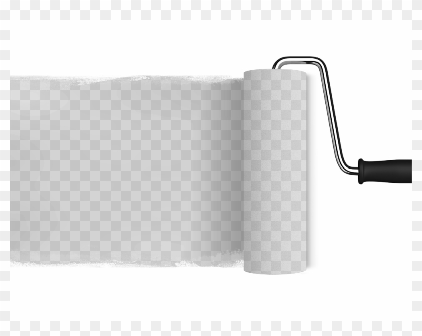 Semi Transparent Paint Roller Made Clipart