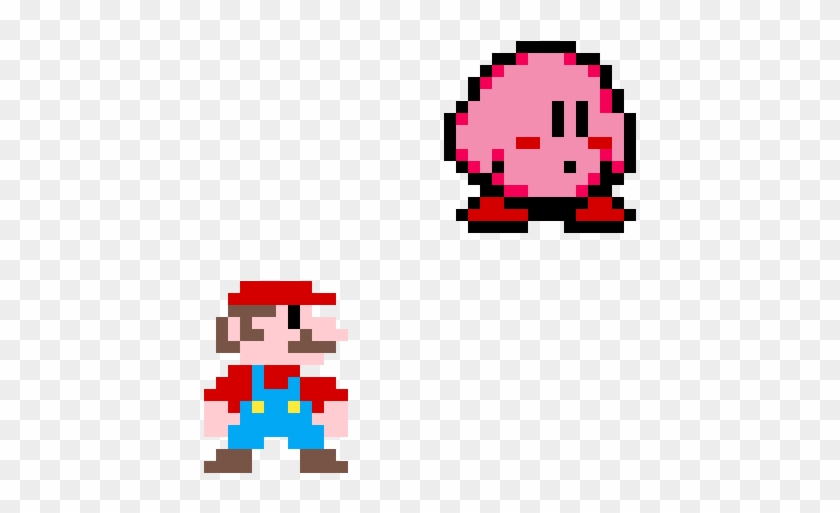 Super Smash Bros - 8 Bit Kirby Clipart