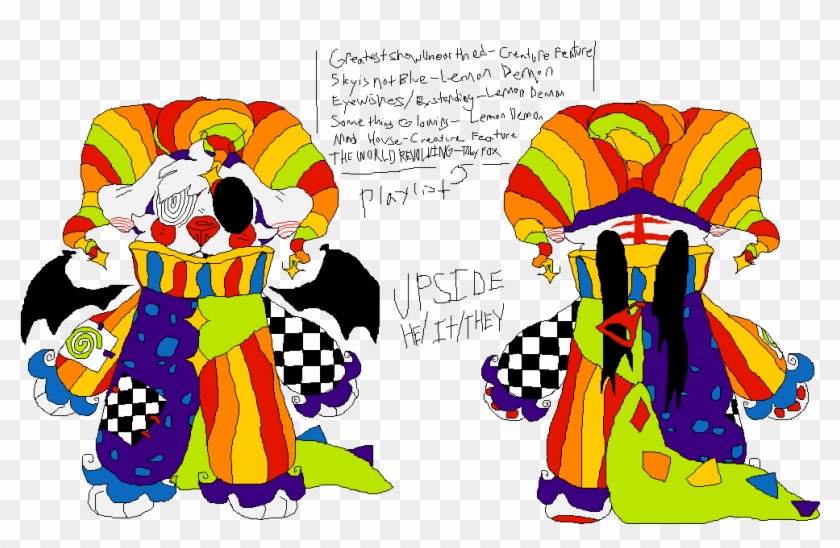 “eheheheheheh Jester Dog Fursona I Drew ” Clipart