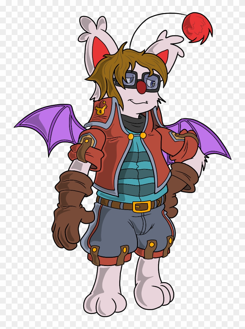 Commission - Moogle - Cartoon Clipart