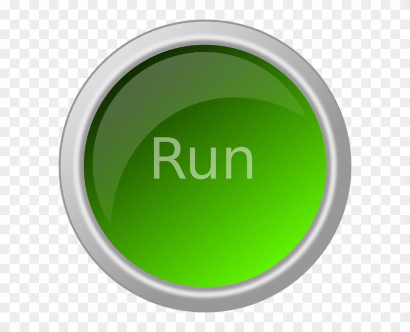 Run Push Button Svg Clip Arts 600 X 600 Px - Boton Vacio Png Transparent Png