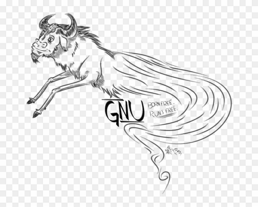 Png 136kb - Gnu Clipart
