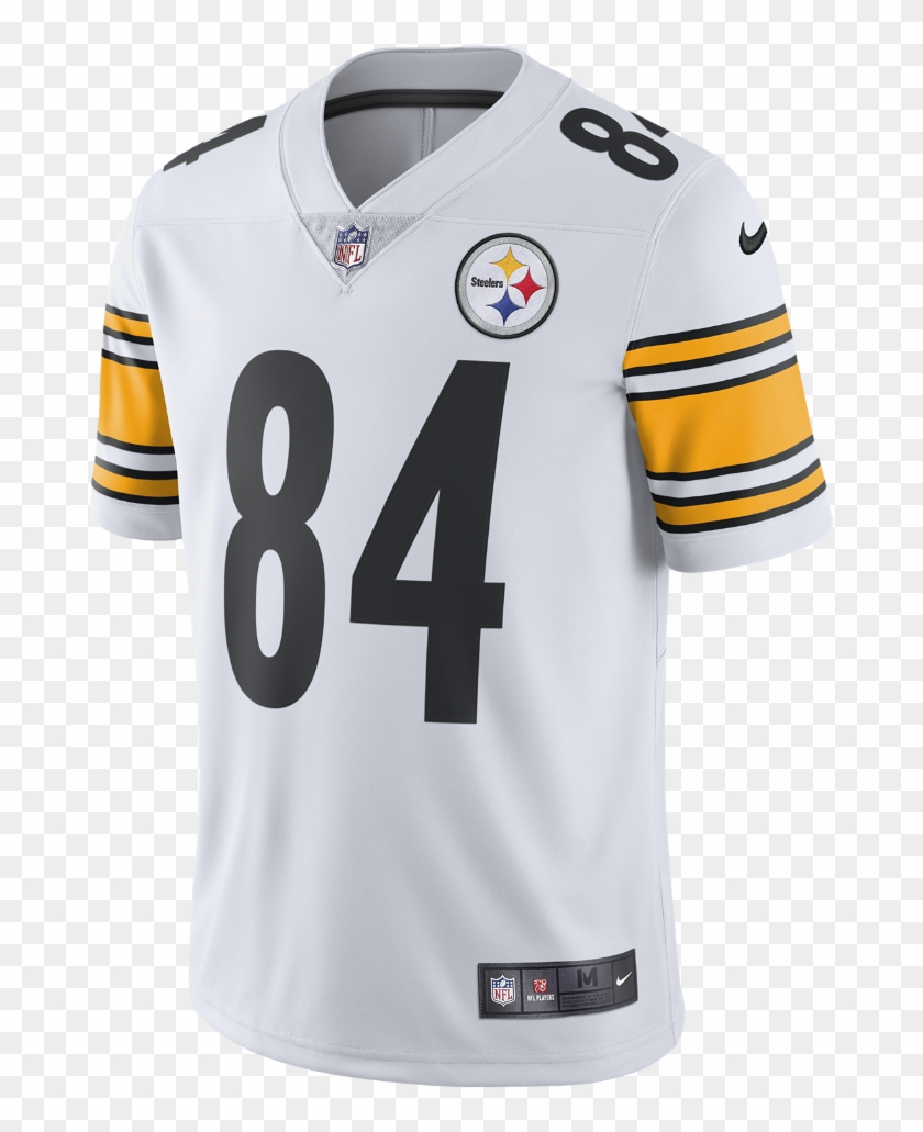 Nike Nfl Pittsburgh Steelers Limited Men's Football - Pittsburgh Steelers White Jersey Clipart