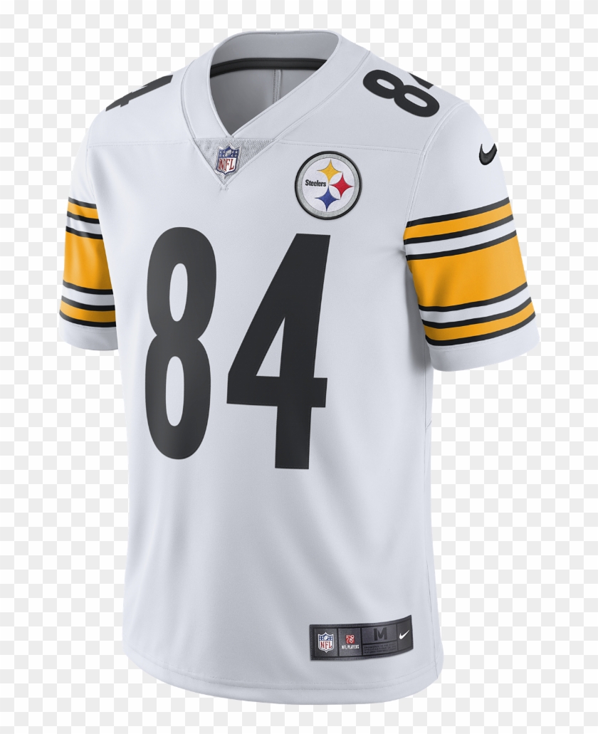 Nike Nfl Pittsburgh Steelers Limited Men's Football - Pittsburgh Steelers White Jersey Clipart #2327366