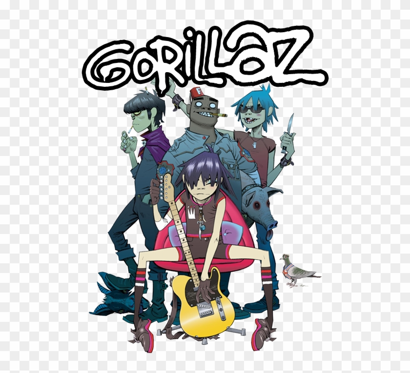 Concerto Gorillaz - Noodle Spirit House Gorillaz Clipart