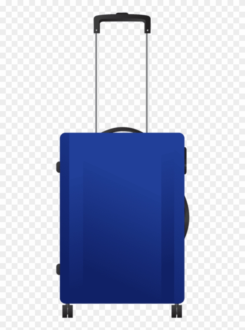 Download Blue Trolley Travel Bag Clipart Png Photo - Baggage Transparent Png