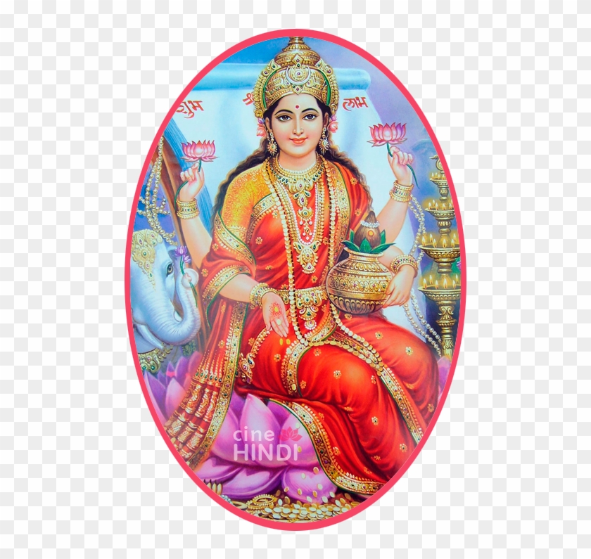 Diosa Laksmi Diosa De La Riqueza Y La Buena Suerte - Goddess Lakshmi In Lying Position Clipart #2328155