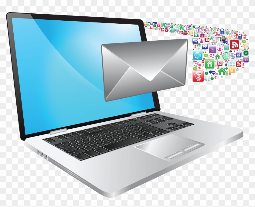 Responsive Design - Laptop Email Png Clipart #2328511