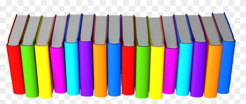Book Transparent Row - Books In Row Png Transparent Clipart #2329076